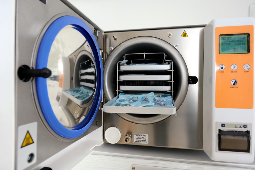 esterilización en el autoclave
